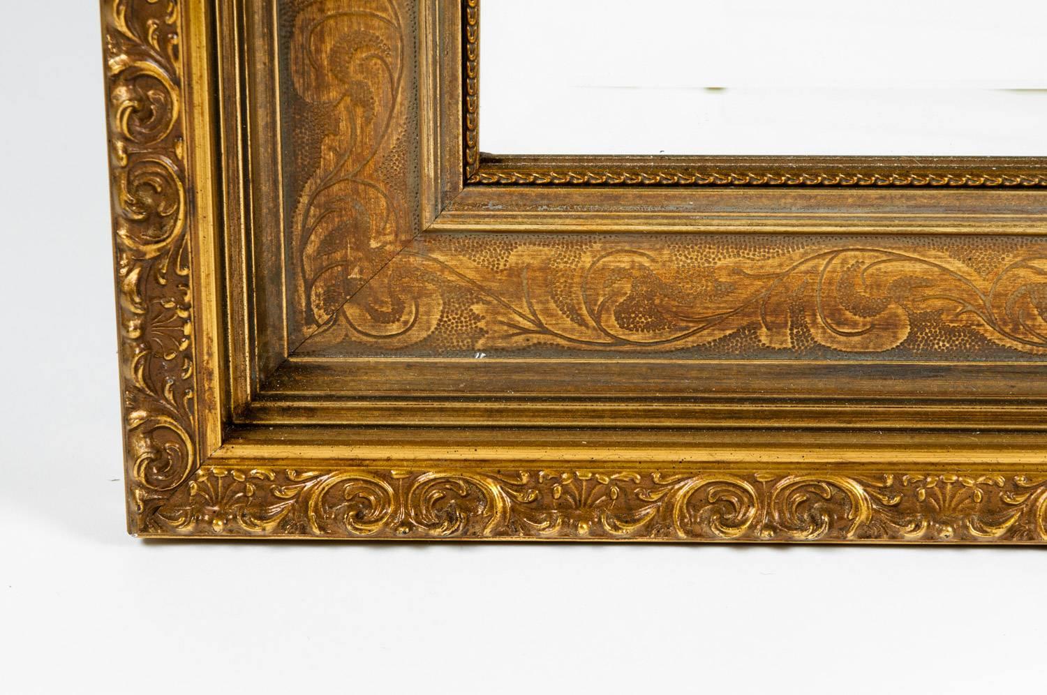 gilded wood mirror