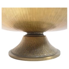 Vintage Gilt Bronze Bowl - 1960s Mid-Century Modern Decor Piece