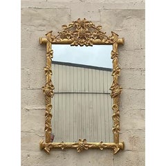 Vintage Gilt Carved Wood Mirror