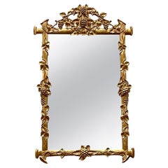 Vintage Gilt Carved Wood Mirror