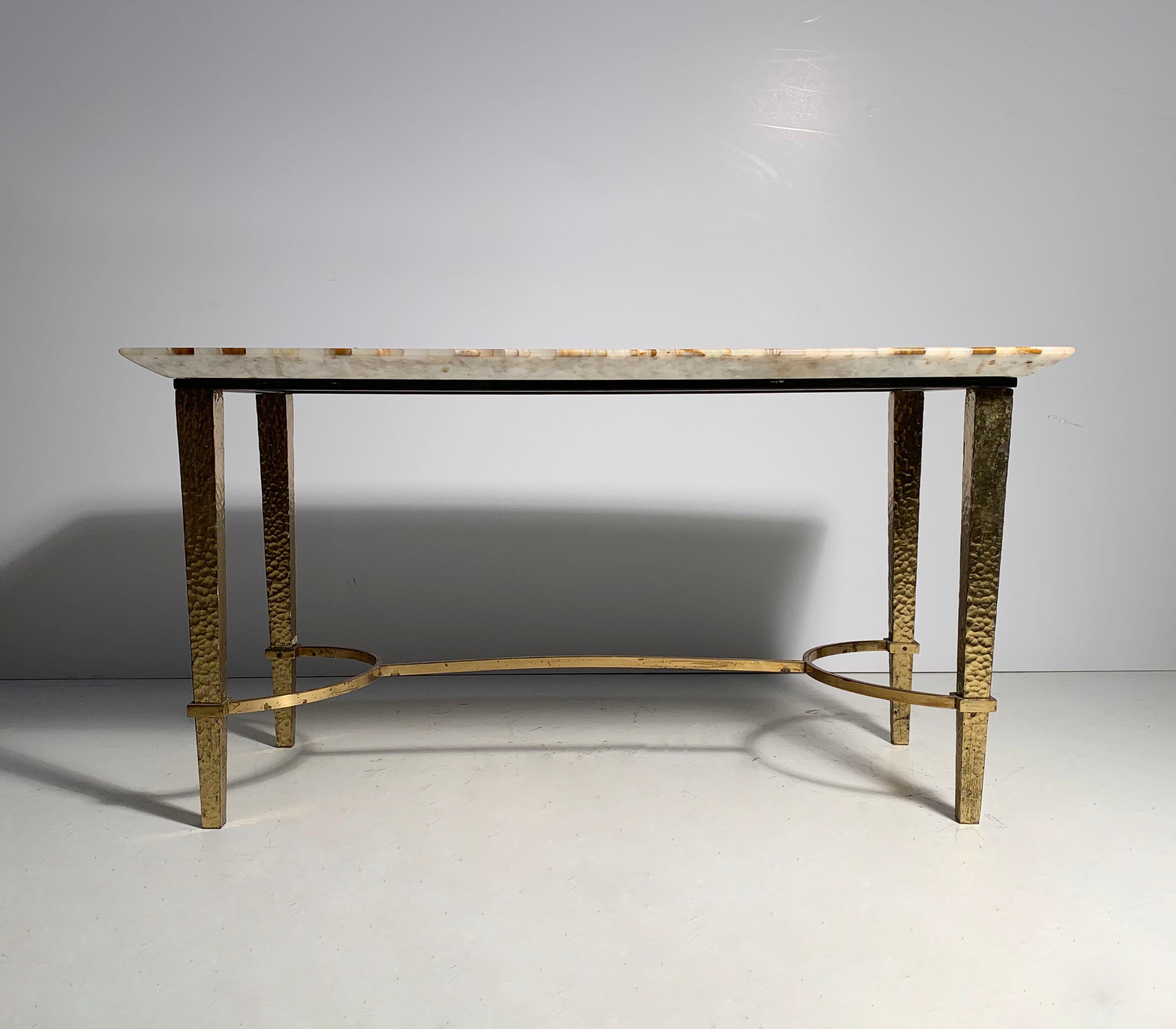 hammered coffee table