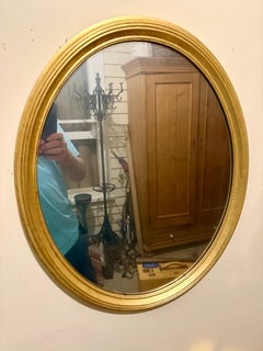 Vintage Gilt Italian Mirror With Distressed Mirror Glass