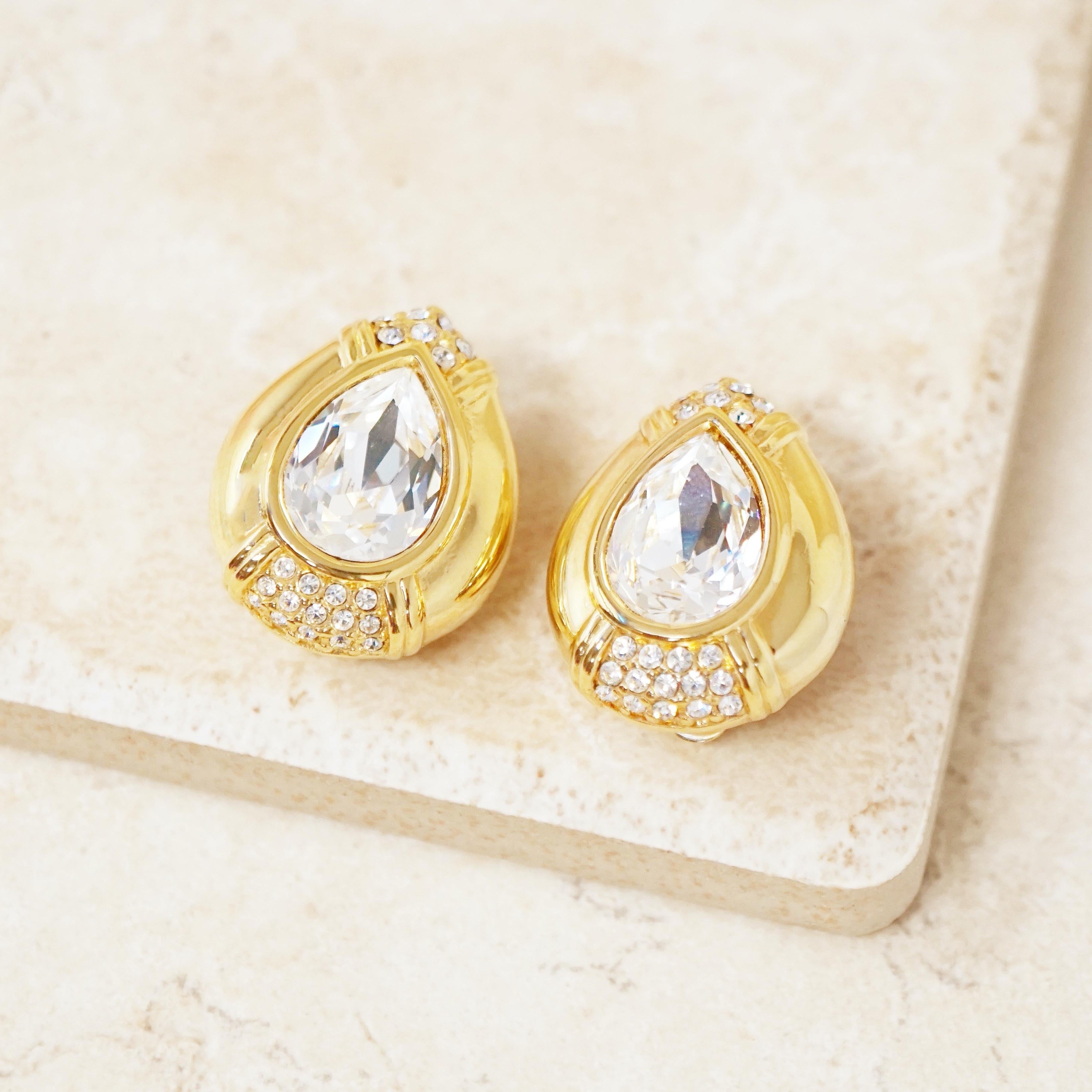 swarovski drop earrings sale