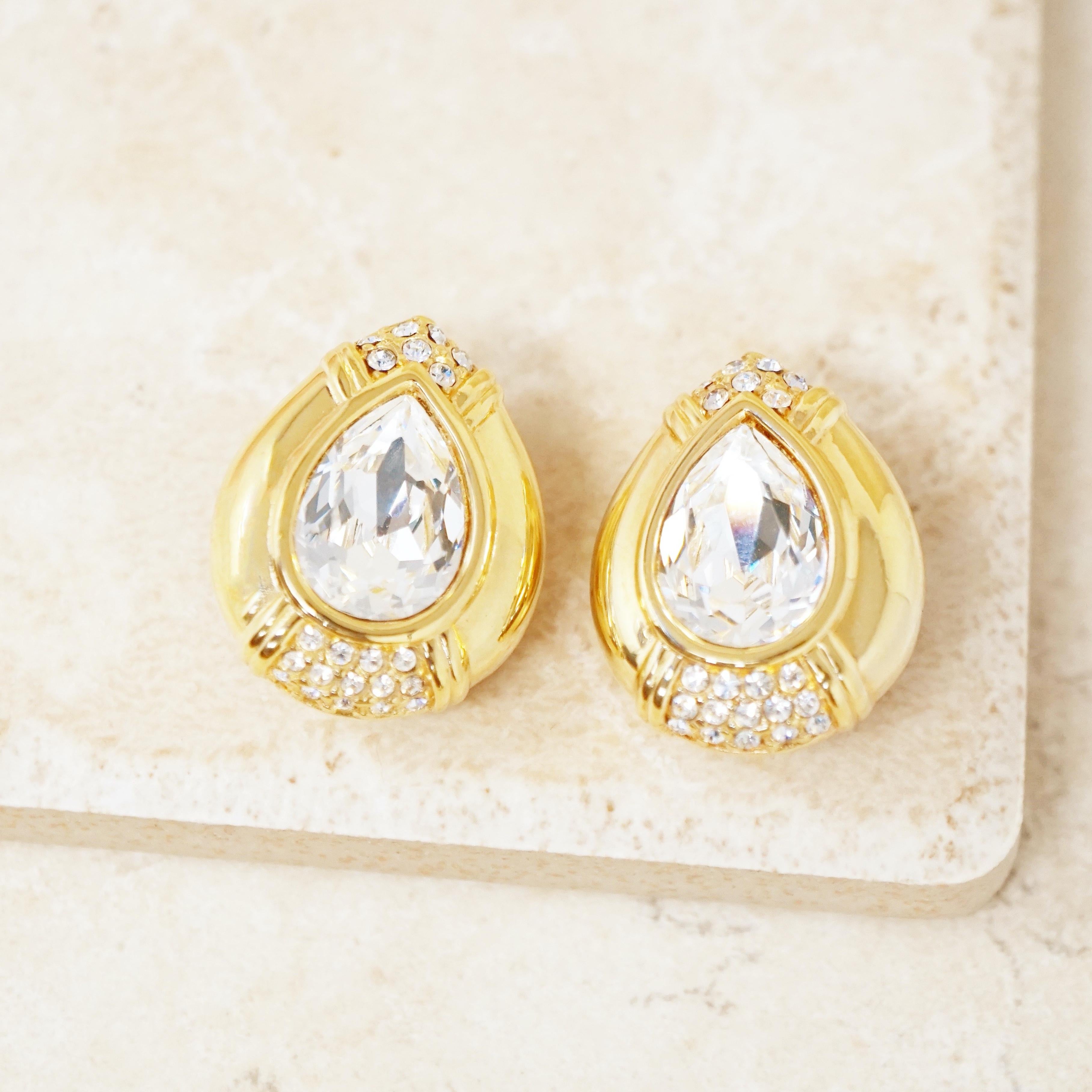 swarovski ginkgo earrings