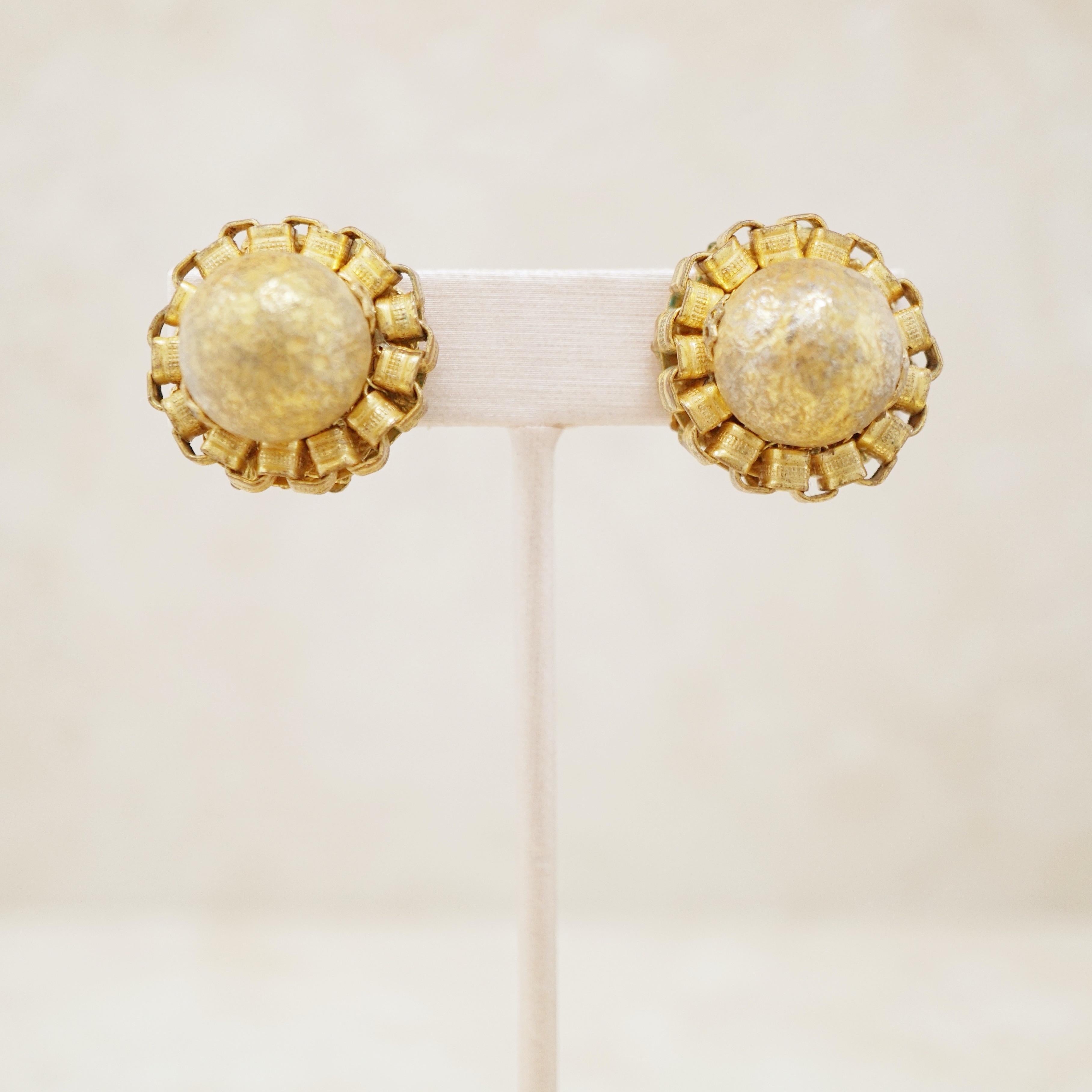 - Vintage item

- Each earring measures 1