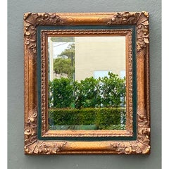 Vintage Gilt Tipped Beveled Mirror
