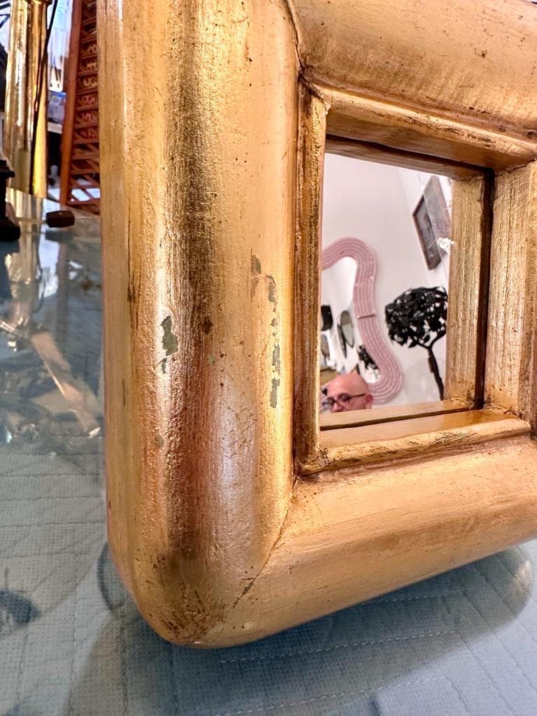 Vintage vergoldet Holzrahmen Vanity Mirror (Italienisch) im Angebot