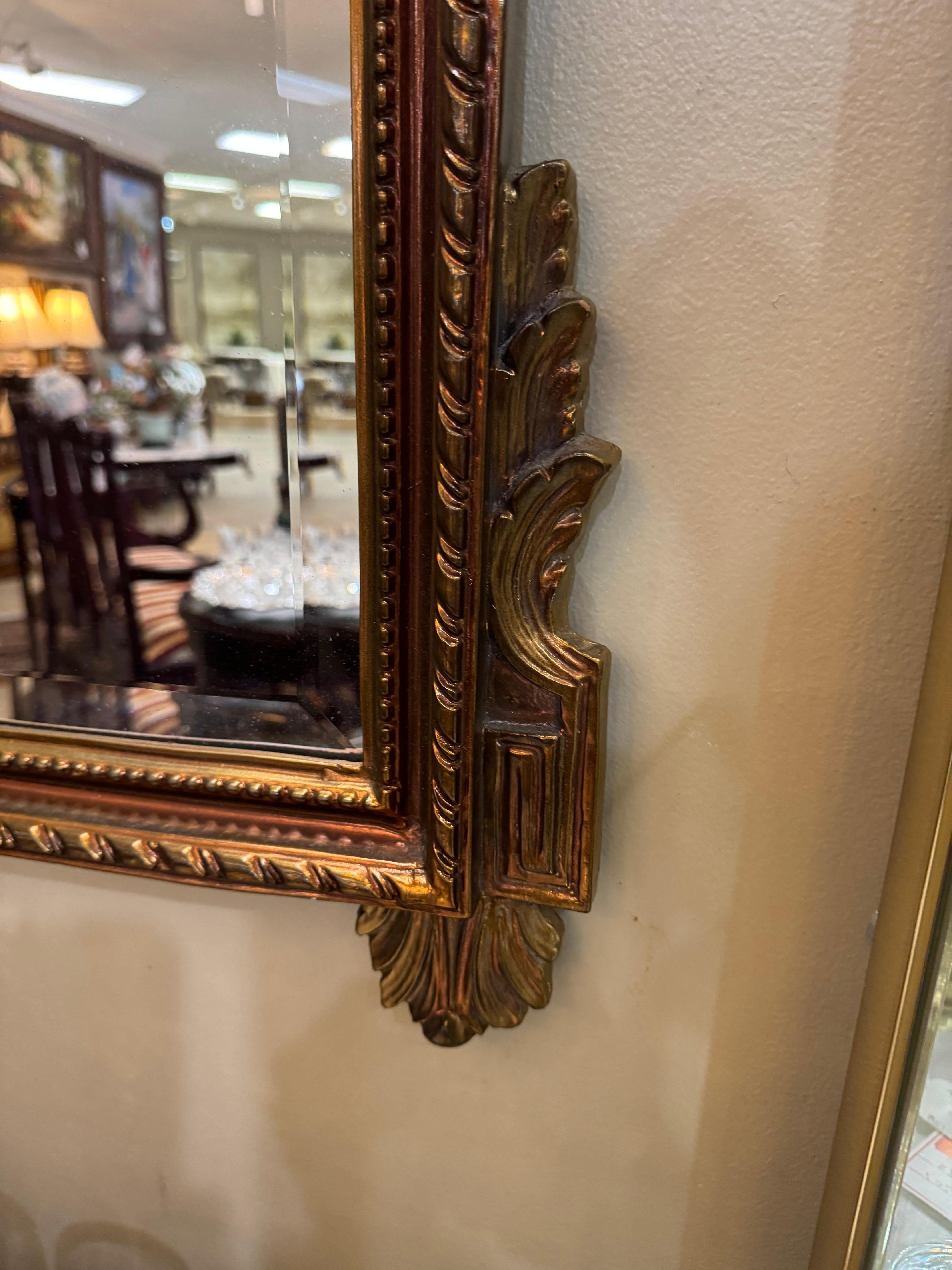 Legno dorato vintage  specchio in stile Luigi XV. in vendita 4