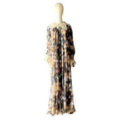 Vintage Gina Fratini Silk Maxi Dress
