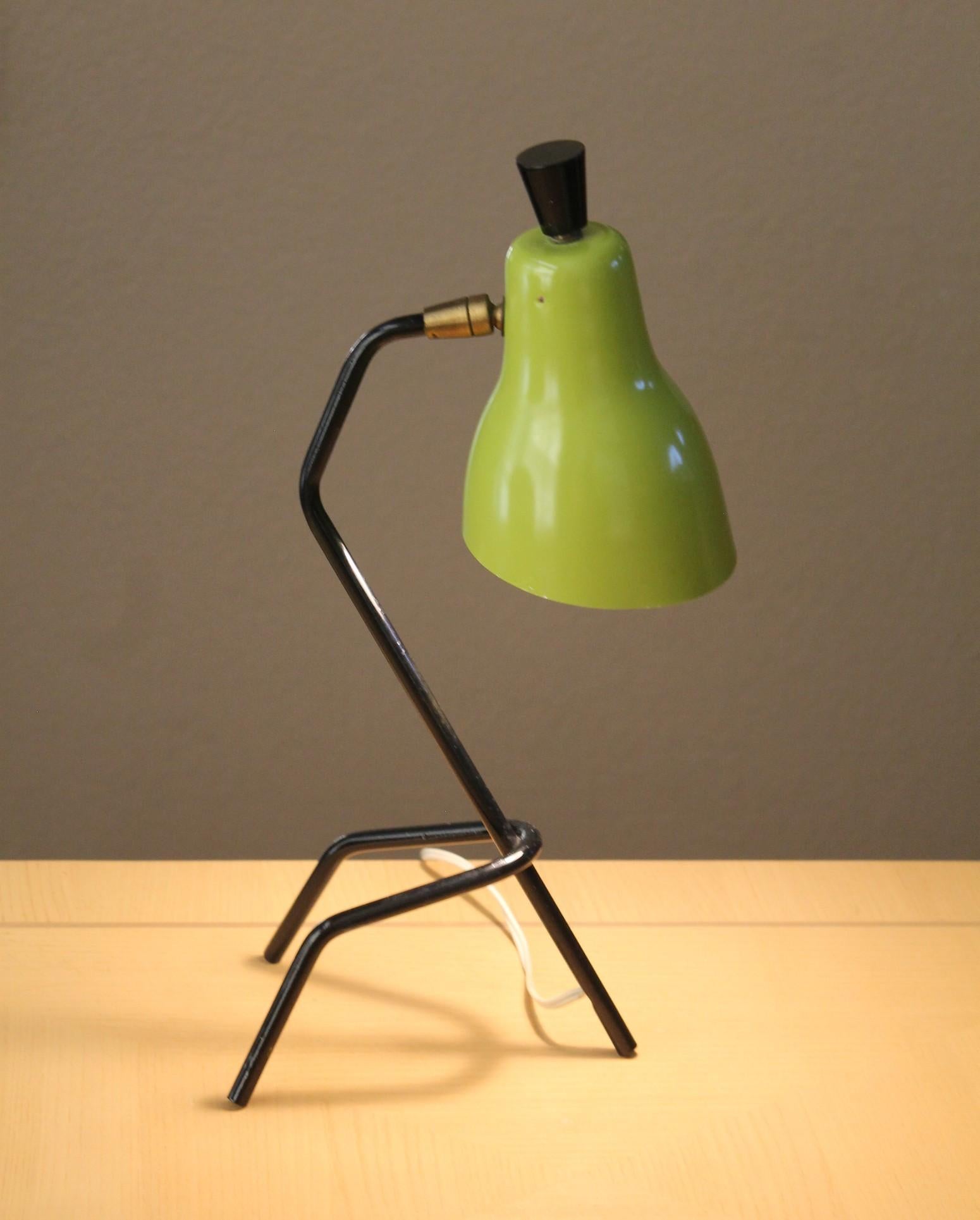 Vintage Gino Sarfatti Stativ Italienische Schreibtischlampe! 1950er Greta Grossman Grashüpfer (20. Jahrhundert) im Angebot