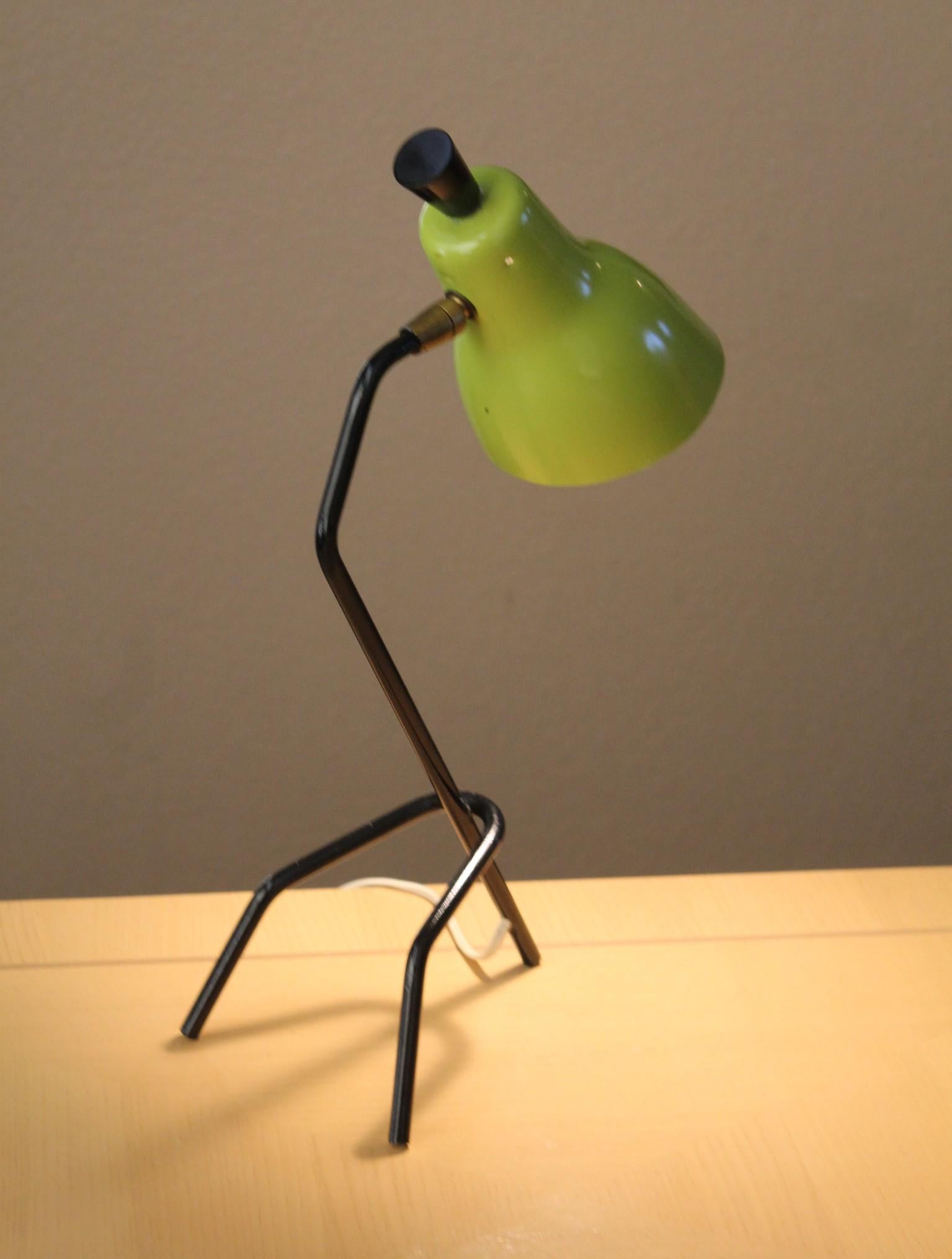 Vintage Gino Sarfatti Stativ Italienische Schreibtischlampe! 1950er Greta Grossman Grashüpfer im Angebot 2