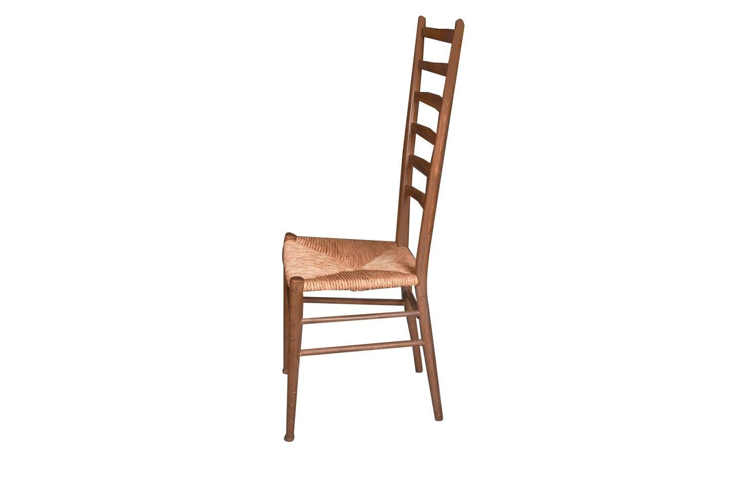Vintage Gio Ponti Stil Italienisch Leiter zurück Stühle 4 im Angebot 5