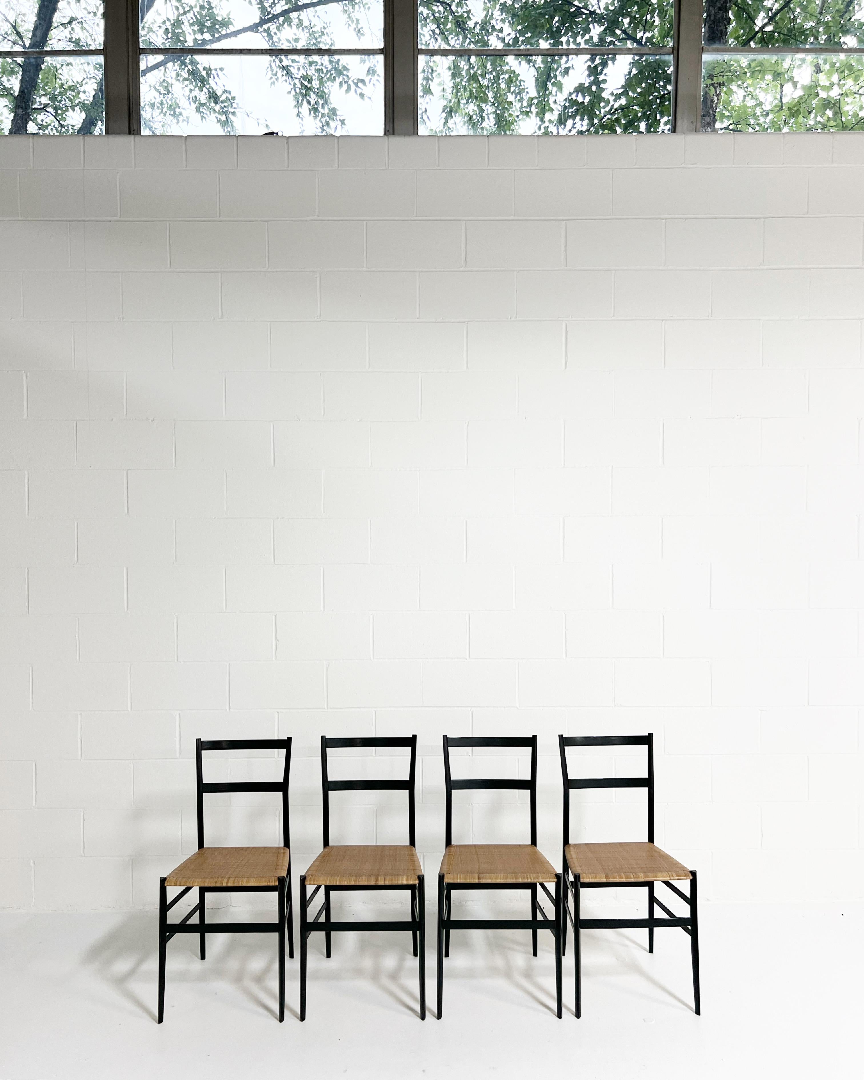 Gio Ponti
Superleggera dining chairs, set of 4


