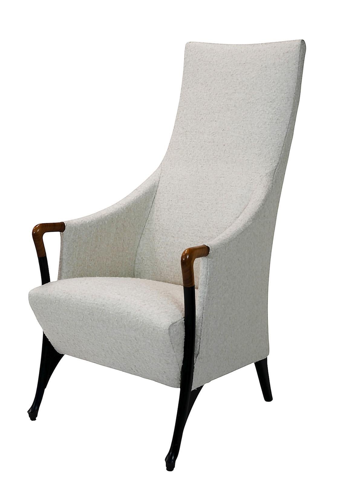 20th Century Vintage Giorgetti Progetti Armchair by Umberto Asnago For Sale