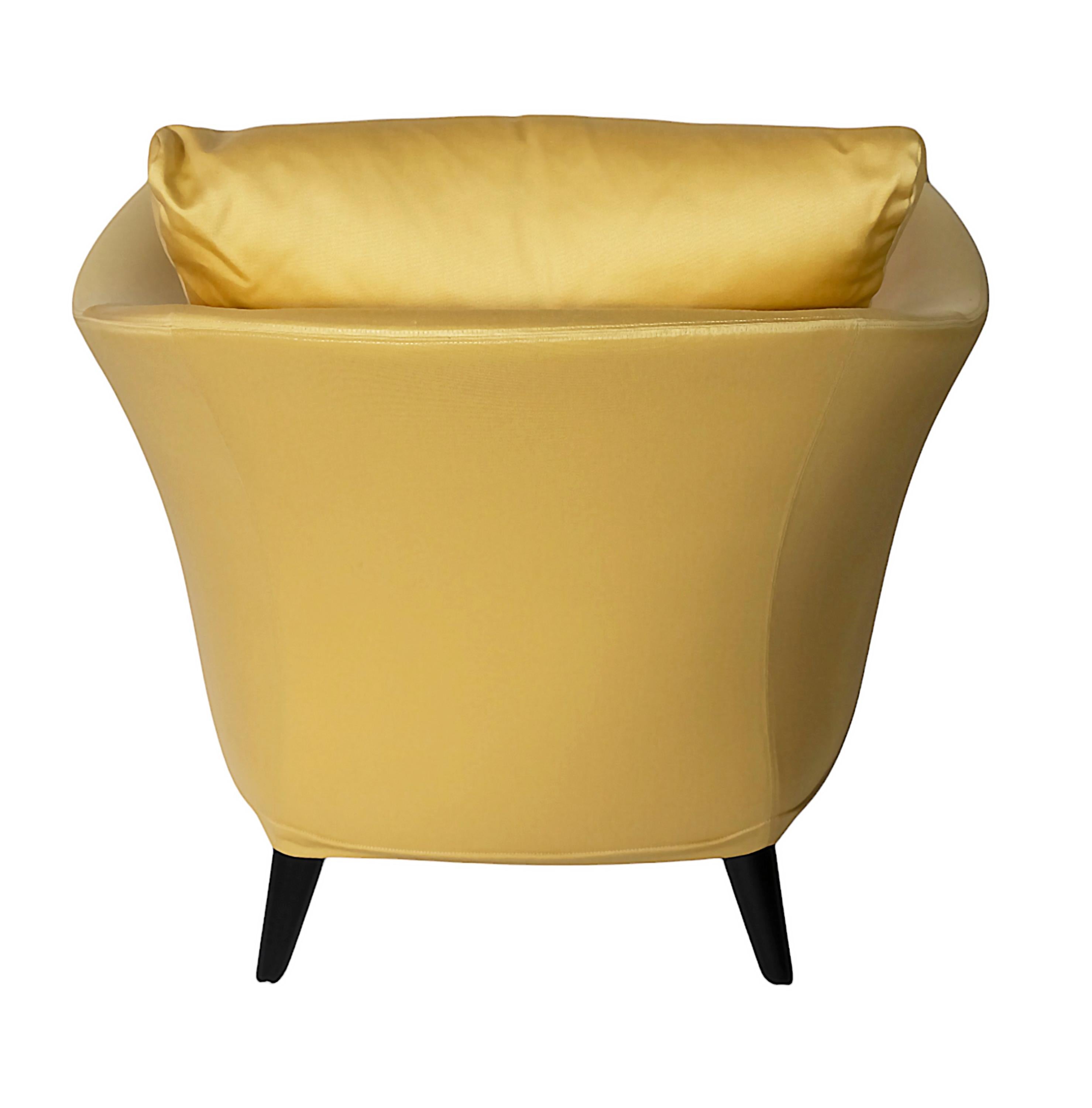 Vintage Giorgetti Progetti Peggy Armchair by Umberto Asnago In Good Condition In Vilnius, LT