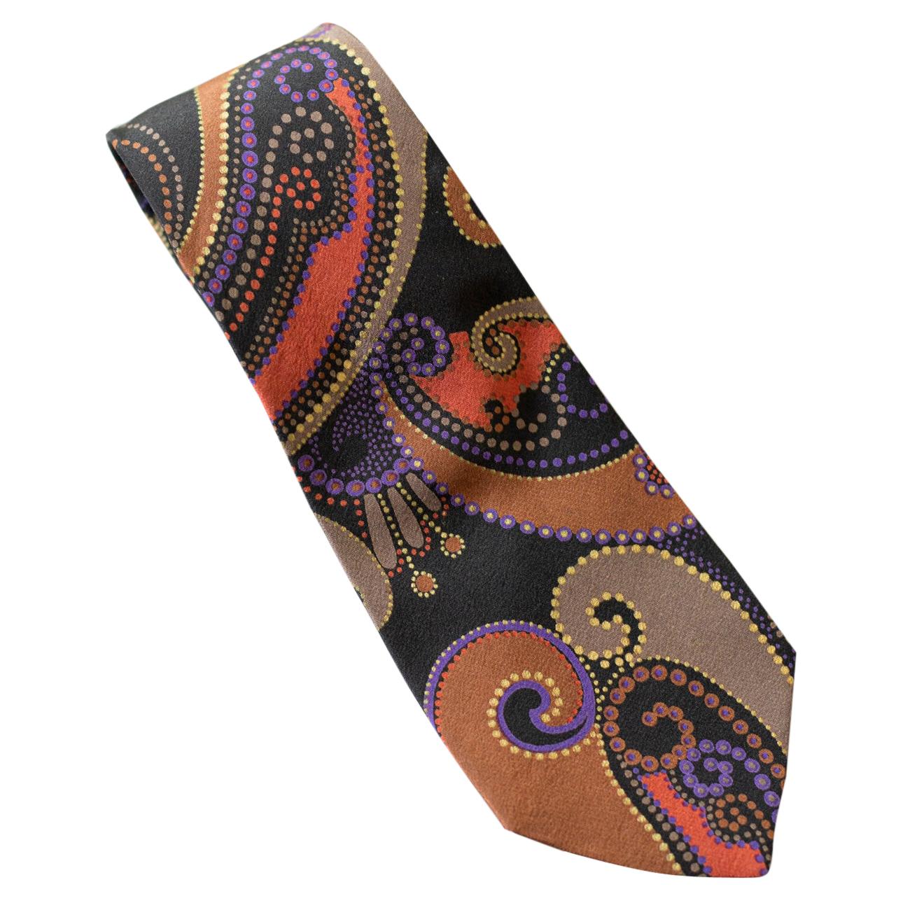 Giorgio Armani - Cravate vintage entièrement en soie en vente