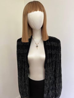 Vintage Giorgio Armani Beaded Evening Blazer, 1990s