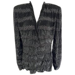 Vintage Giorgio Armani Beaded Evening Blazer, 1990s