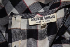 Vintage Giorgio Armani  Black Check Blouse