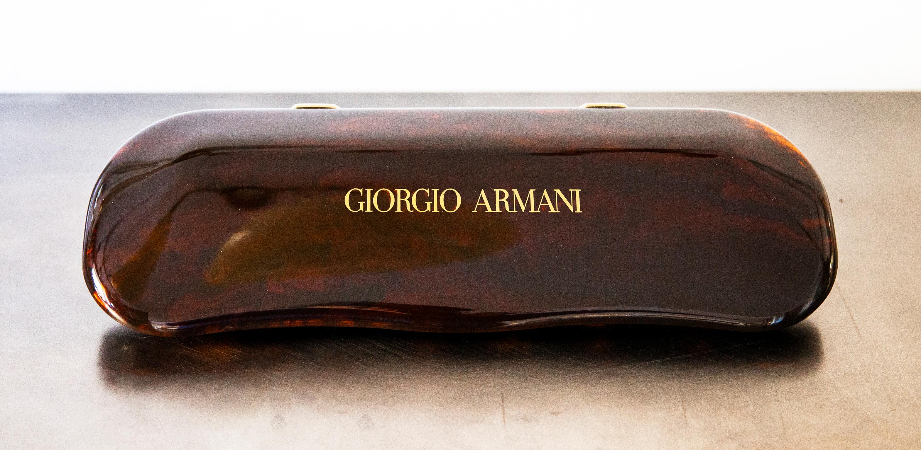 Hollywood Regency Giorgio Armani - Grande boîte en acrylique vintage en vente