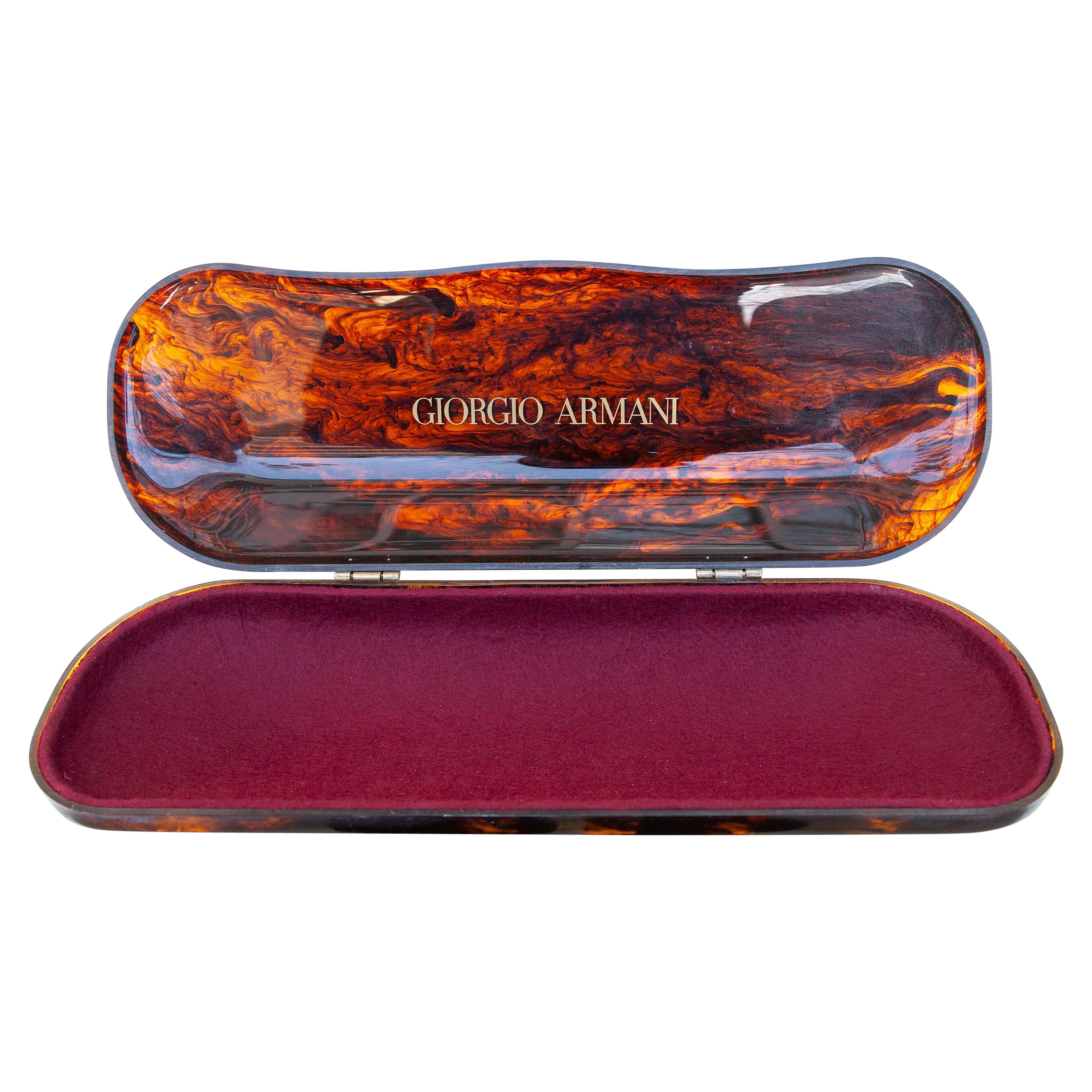 Scatola d'epoca in acrilico di Giorgio Armani