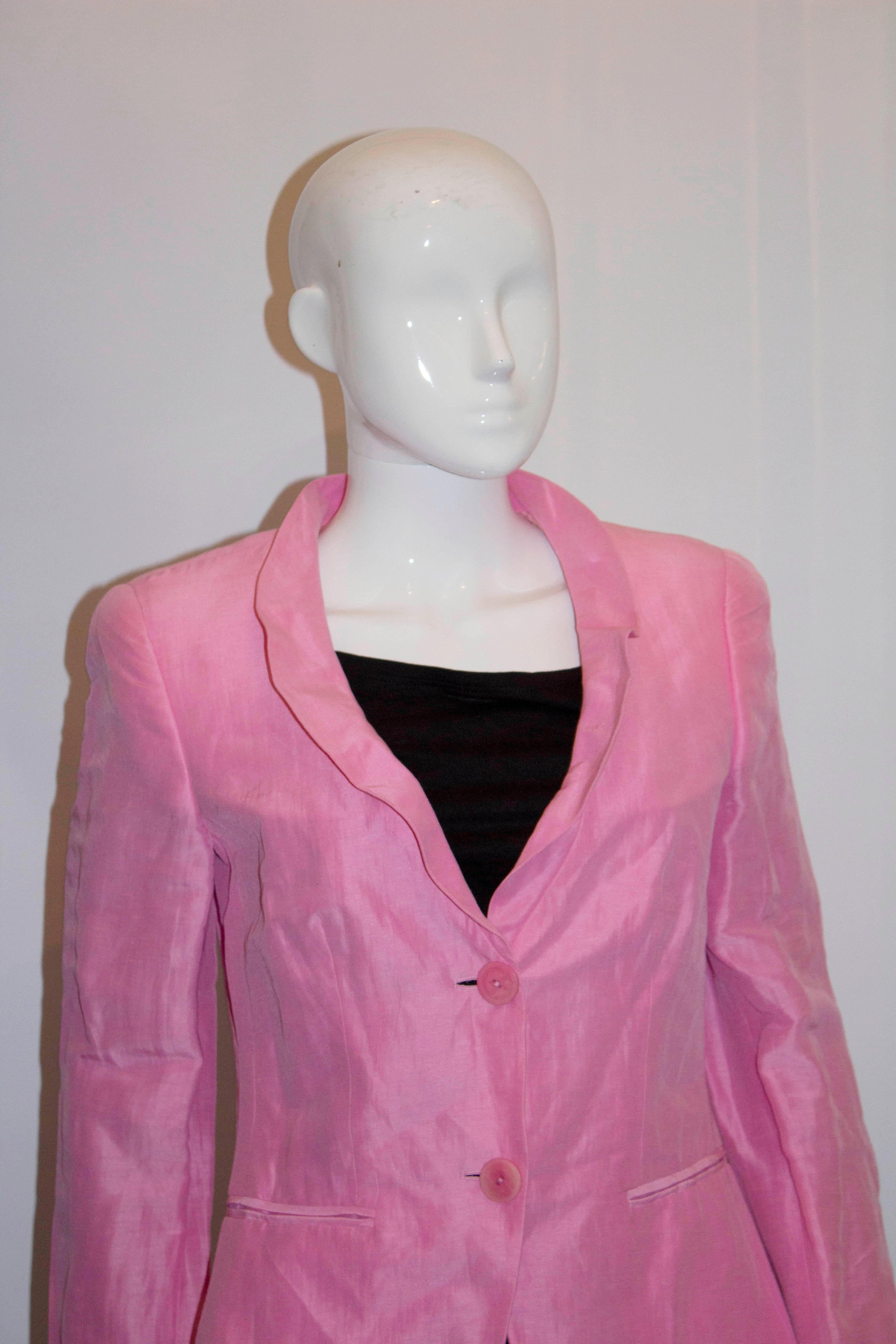 Giorgio Armani - Veste rose vintage Bon état - En vente à London, GB