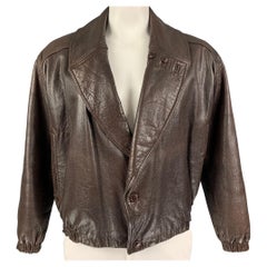 Vintage GIORGIO ARMANI Size 48 Brown Single Breasted Jacket