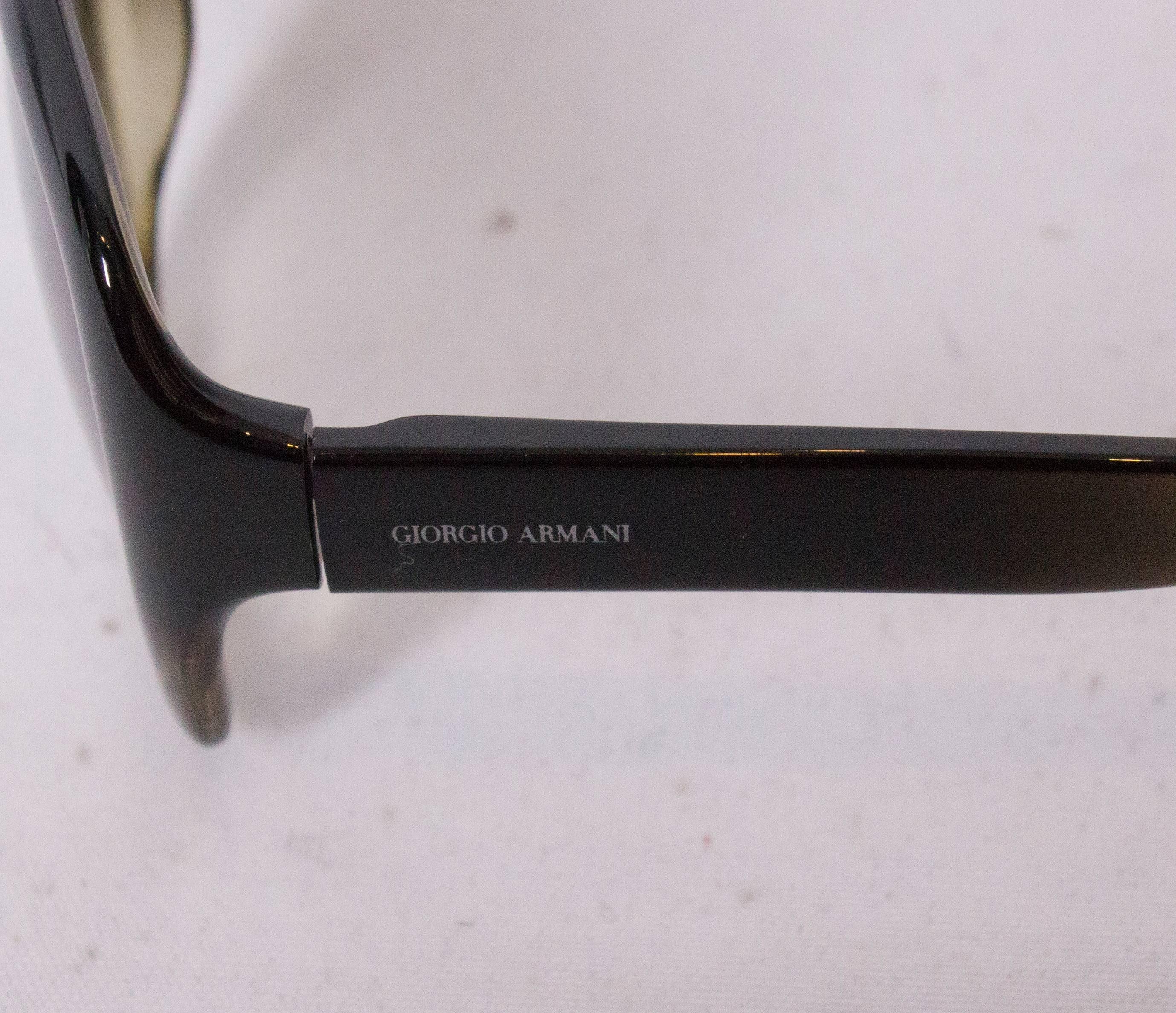 Giorgio Armani Vintage-Sonnenbrille im Zustand „Gut“ im Angebot in London, GB