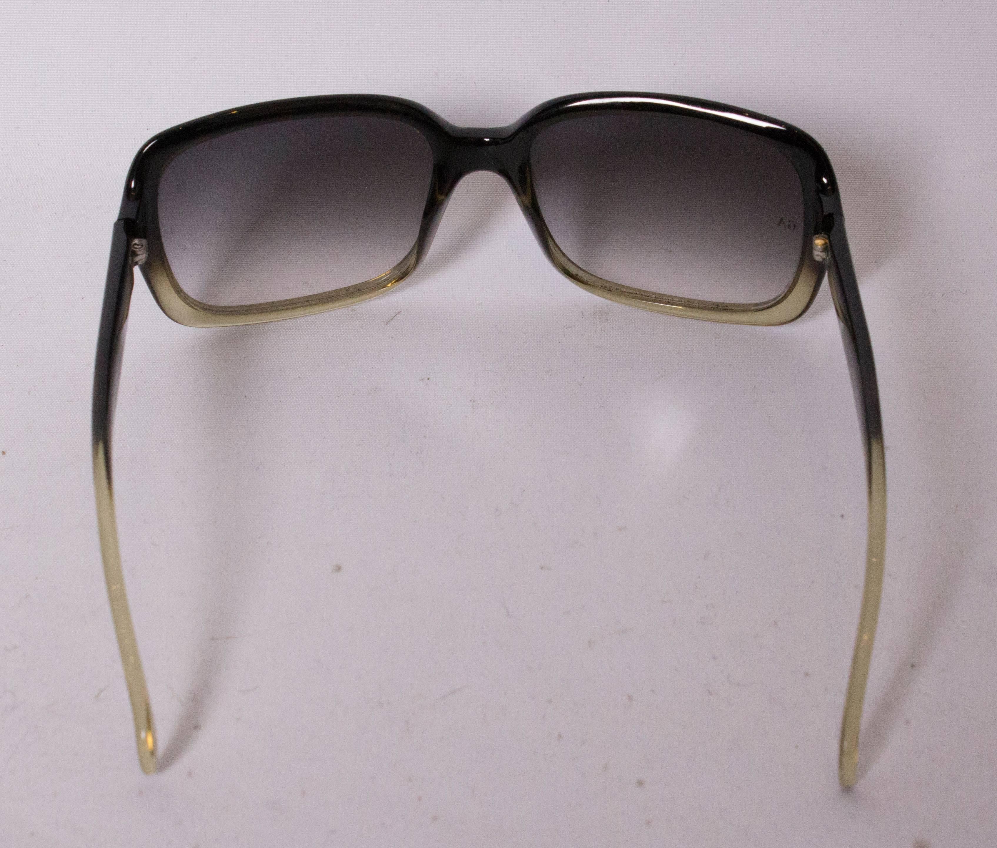 Vintage Giorgio Armani Sunglasses In Good Condition For Sale In London, GB