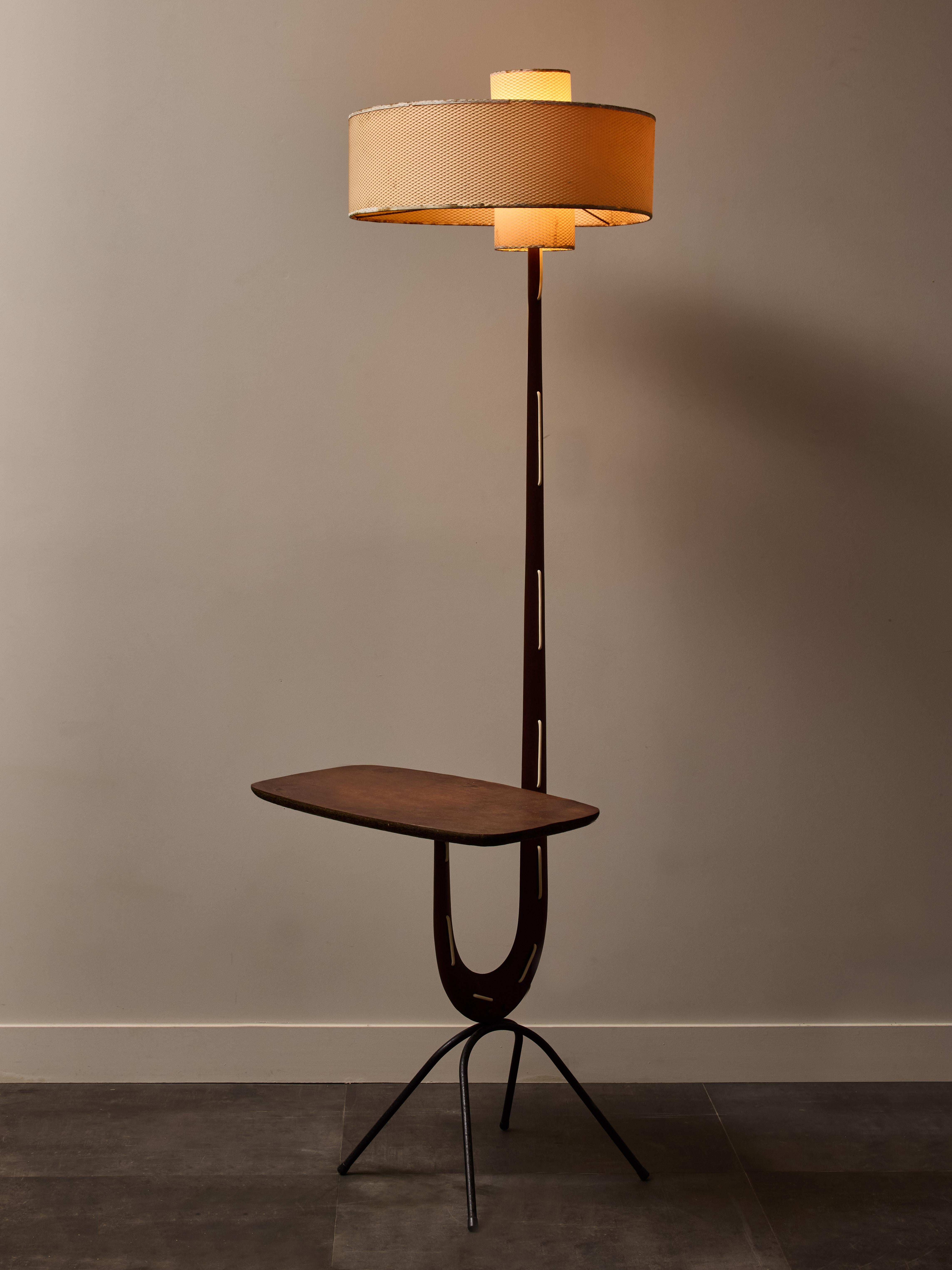 Mid-Century Modern Vintage Girafe Floor Lamp by Rispal
