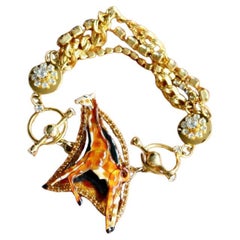 Vintage Giraffe Bracelet Lunch at the Ritz 1990s