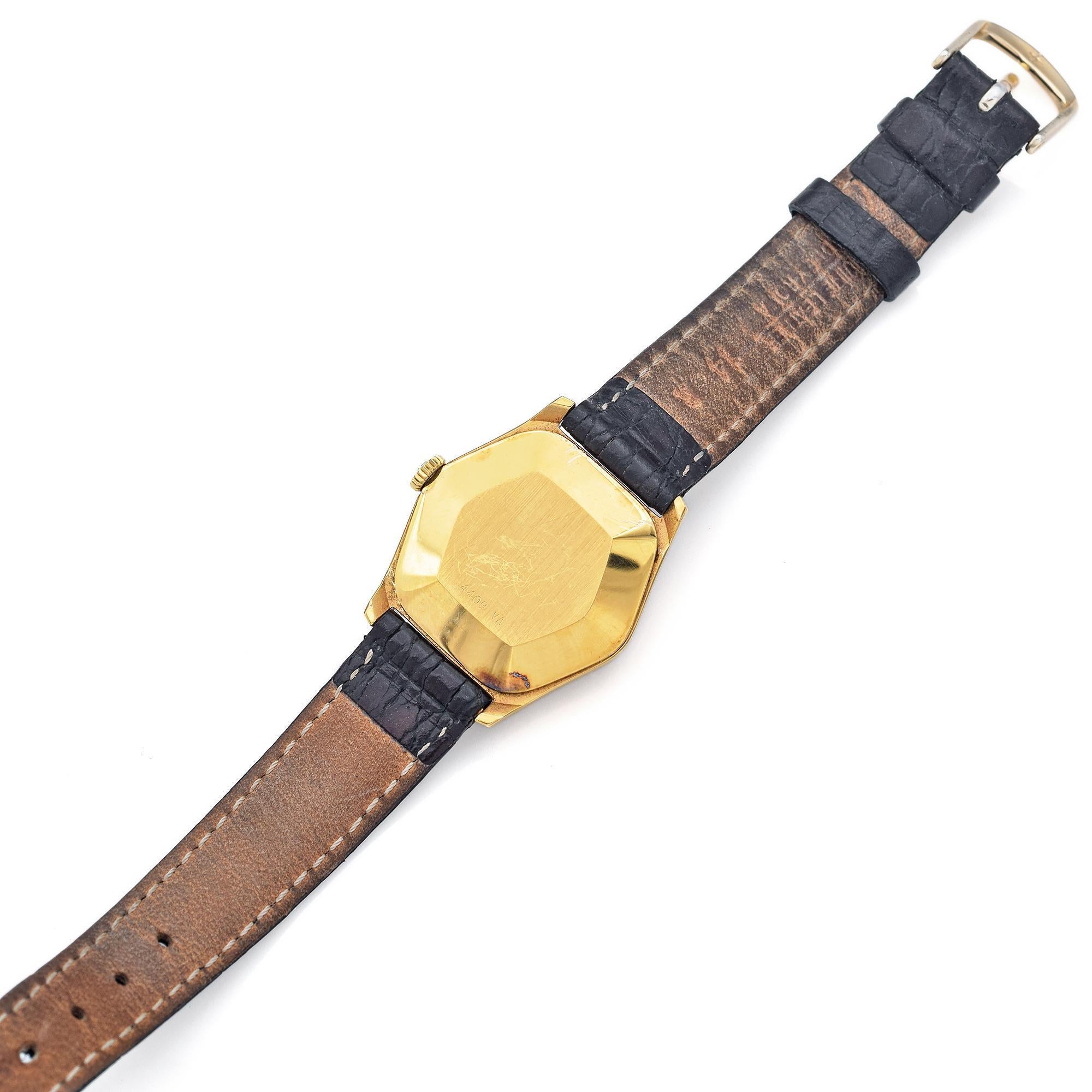 Reloj vintage Girard Perregaux de oro amarillo de 18 quilates de cuerda manual para mujer en venta 1