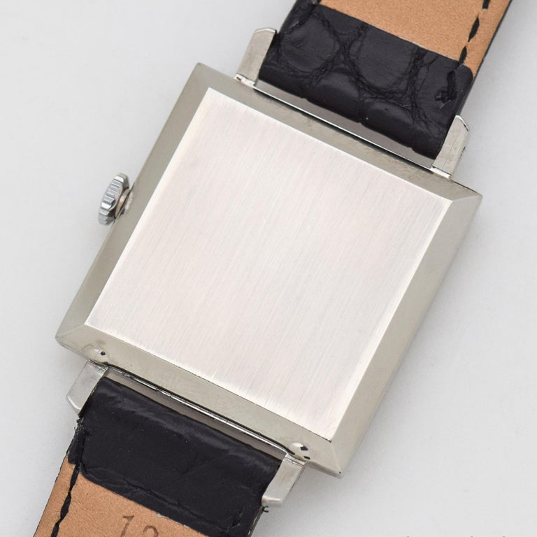 Vintage Girard Perregaux Stainless Steel SquareShaped Watch, 1960s at