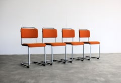 vintage Gispen 101 chairs  dining room chairs  set of 4