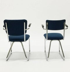 Office Chairs 212 Tubax Style by Gispen ,  1970s