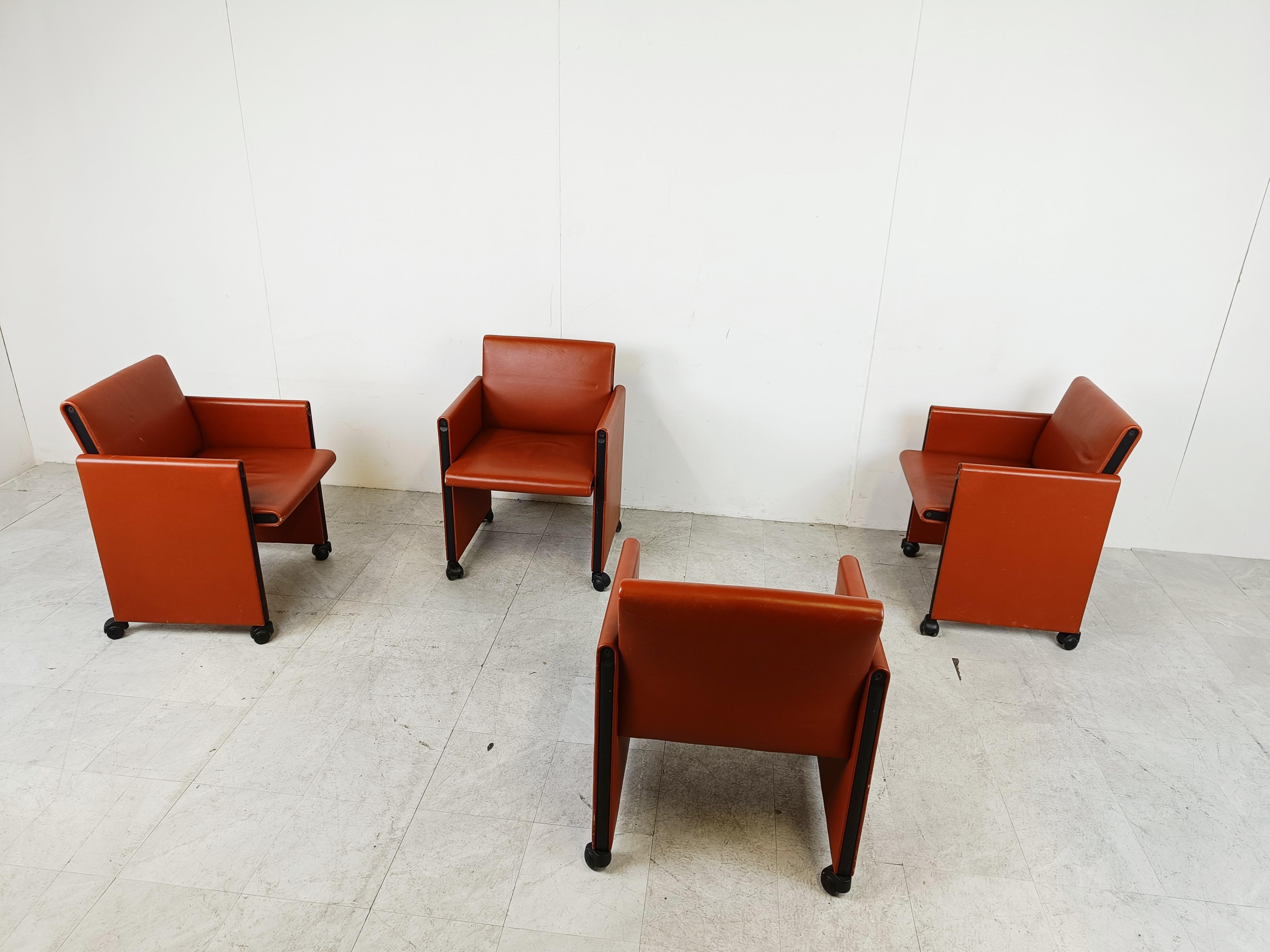 Vintage Giulietta Chairs by Afra and Tobia Scarpa for Meritalia, 1980s 2