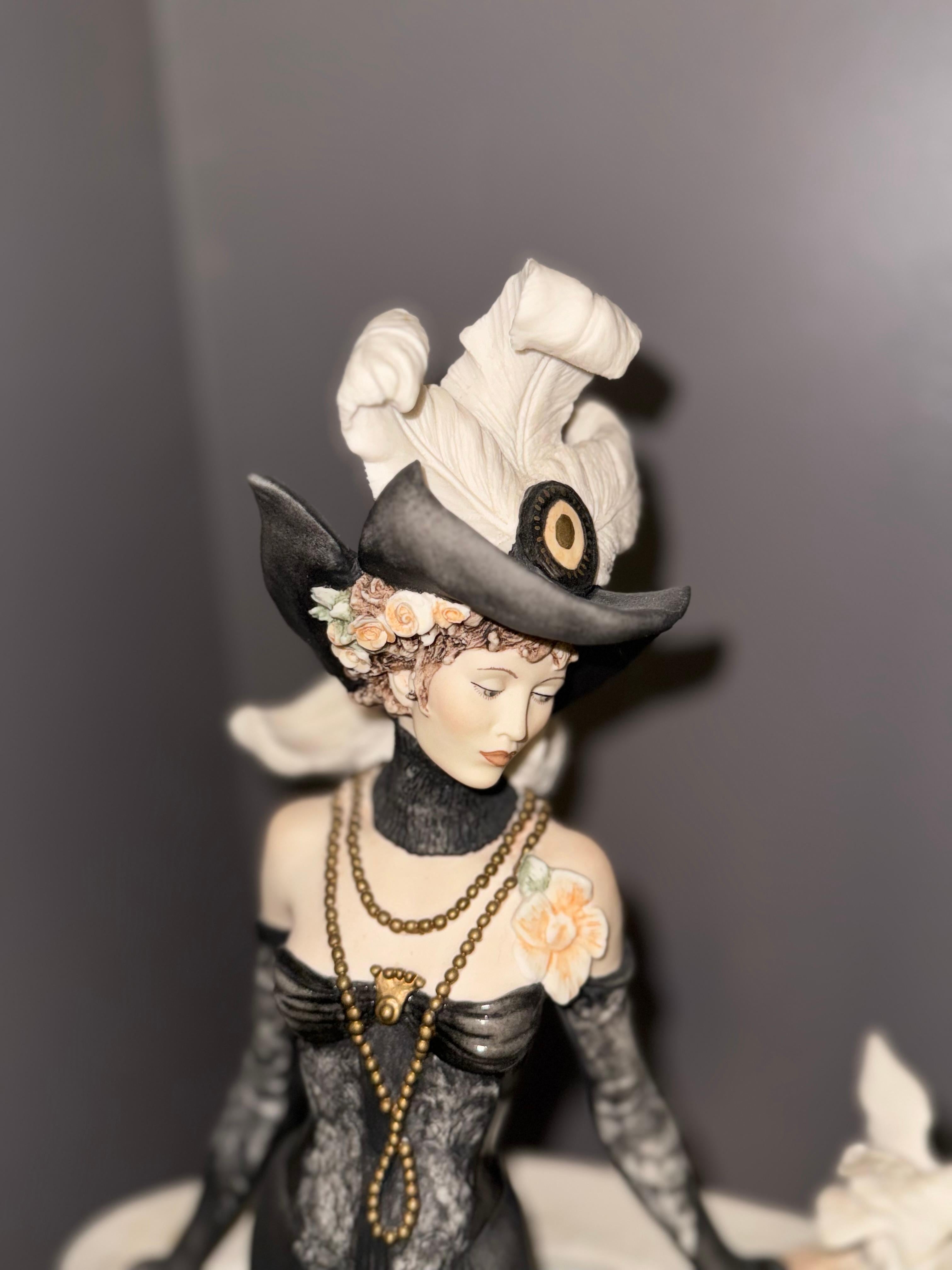 Alabastro Statuette Giuseppe Armani d'epoca, edizione limitata made in Italy con certificazione in vendita