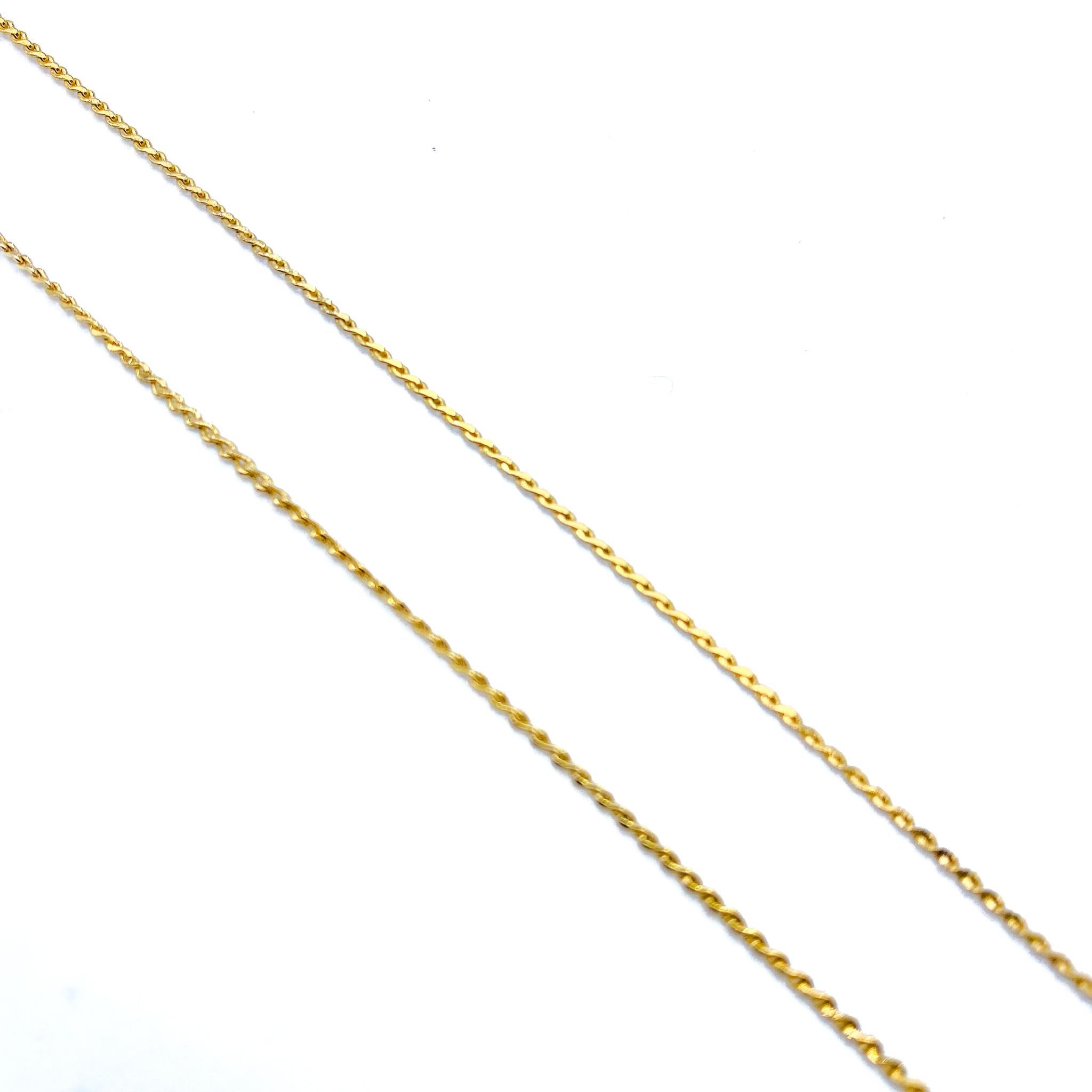 Women's Vintage Givenchy 1970's Fine Chain Gold Plated