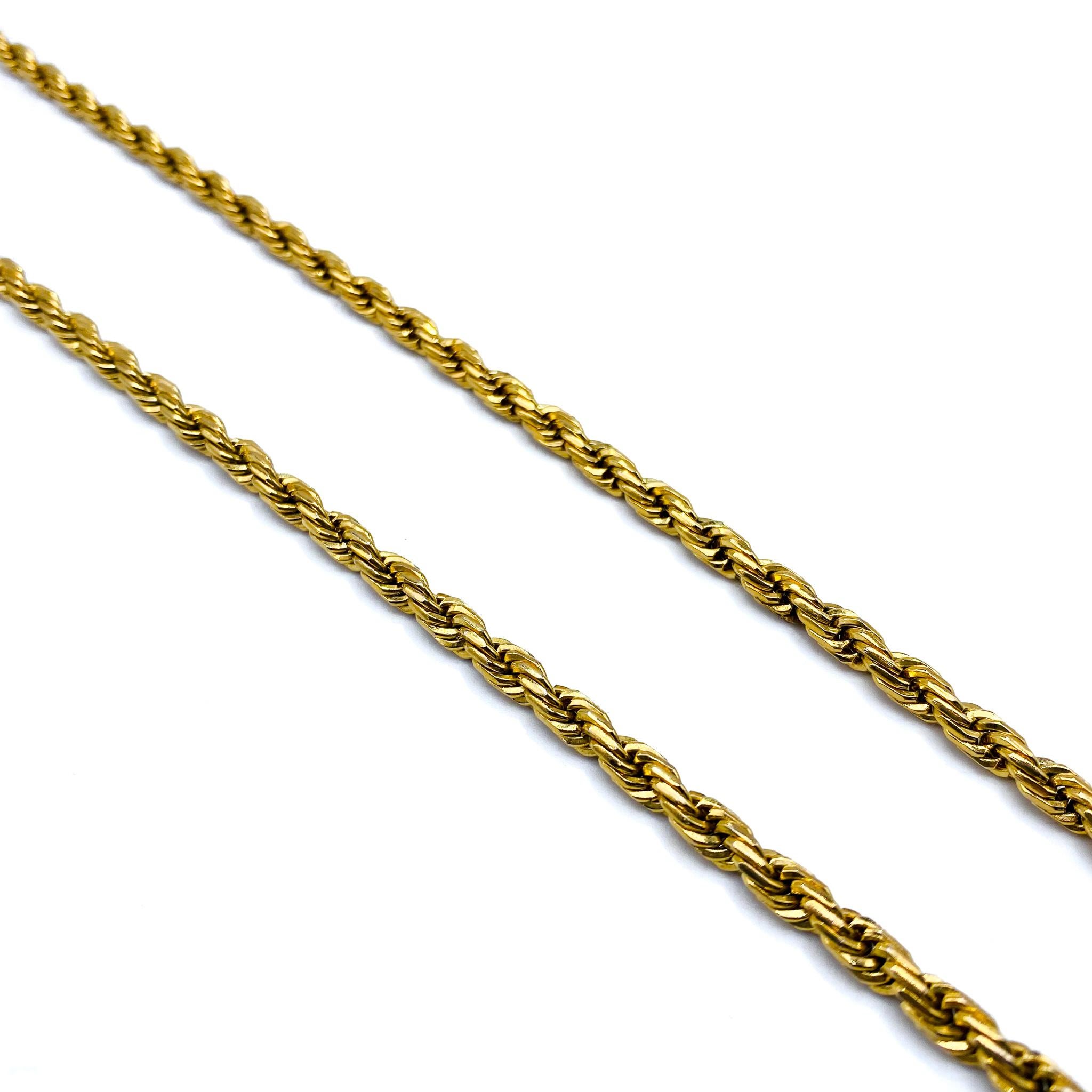 vintage givenchy chain necklace