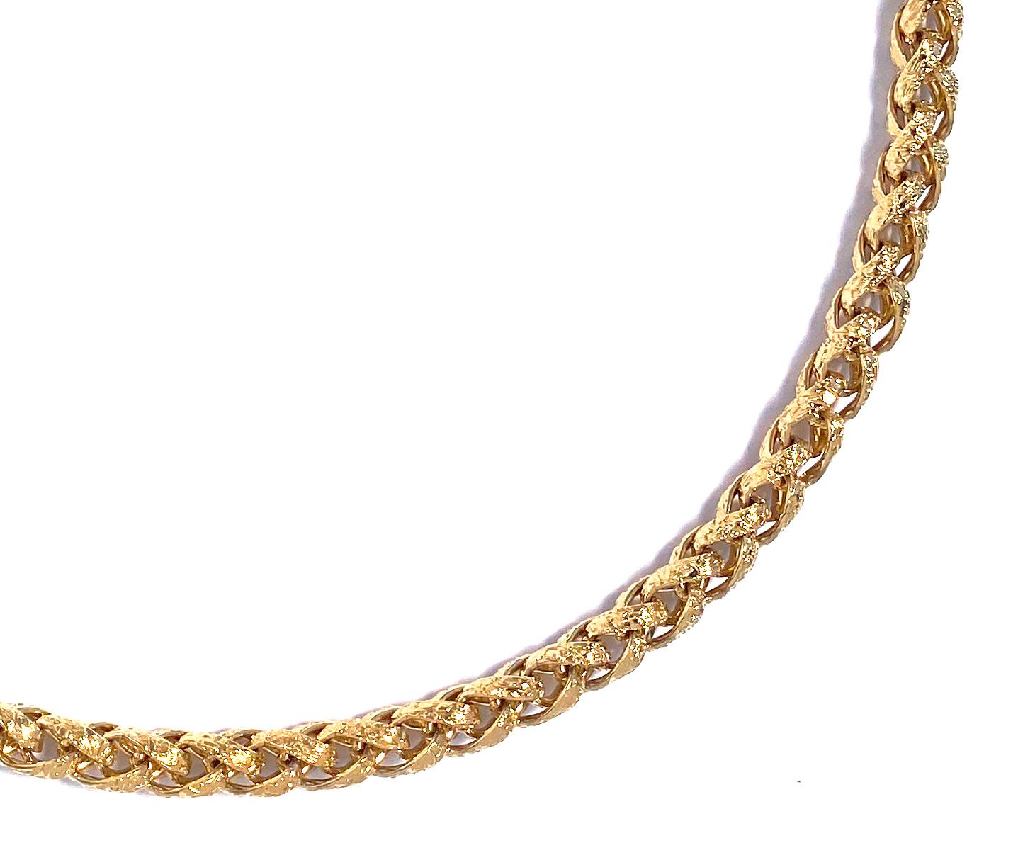 Vintage Givenchy Byzantine Chain Necklace, 1980s In Good Condition In London, GB
