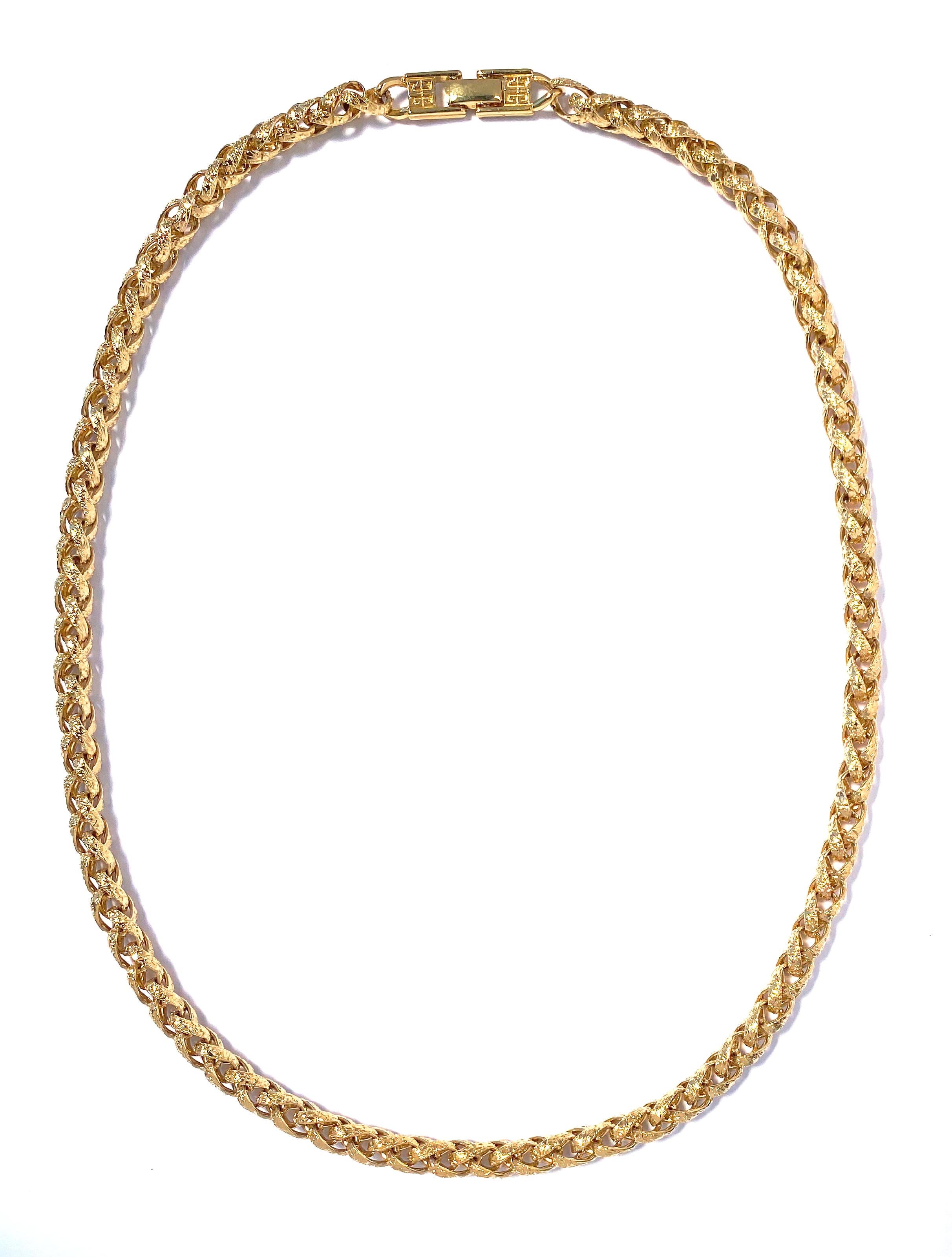 Vintage Givenchy Byzantine Chain Necklace, 1980s 1