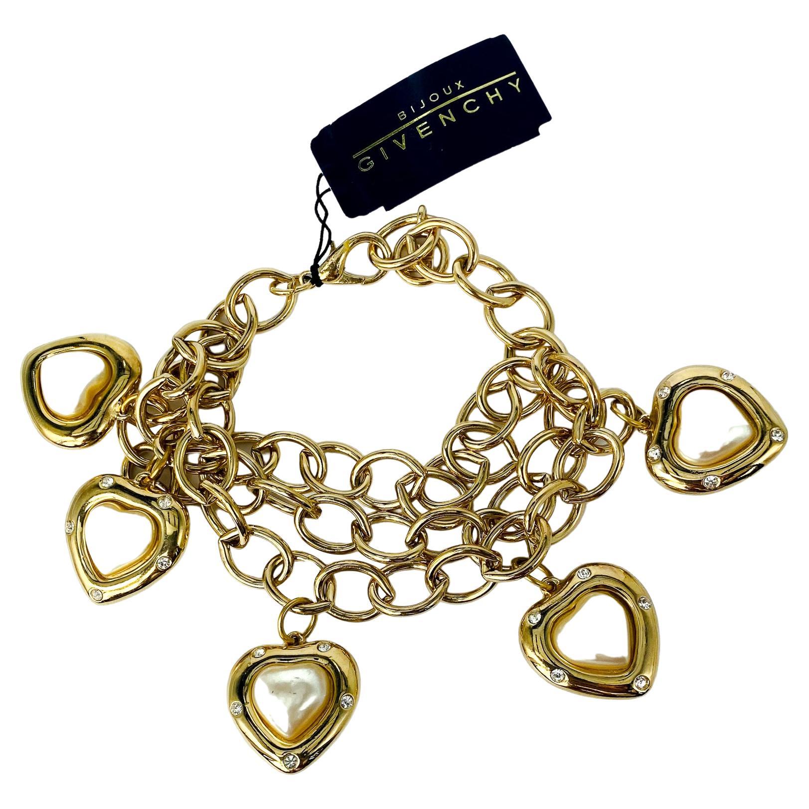 Vintage Givenchy Charm Bracelet 1980s