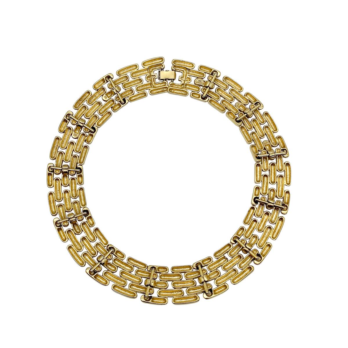 Givenchy, collier à maillons de montre épais vintage des années 1980 Unisexe en vente