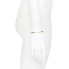 vintage GIVENCHY GG logo chain link gold bracelet