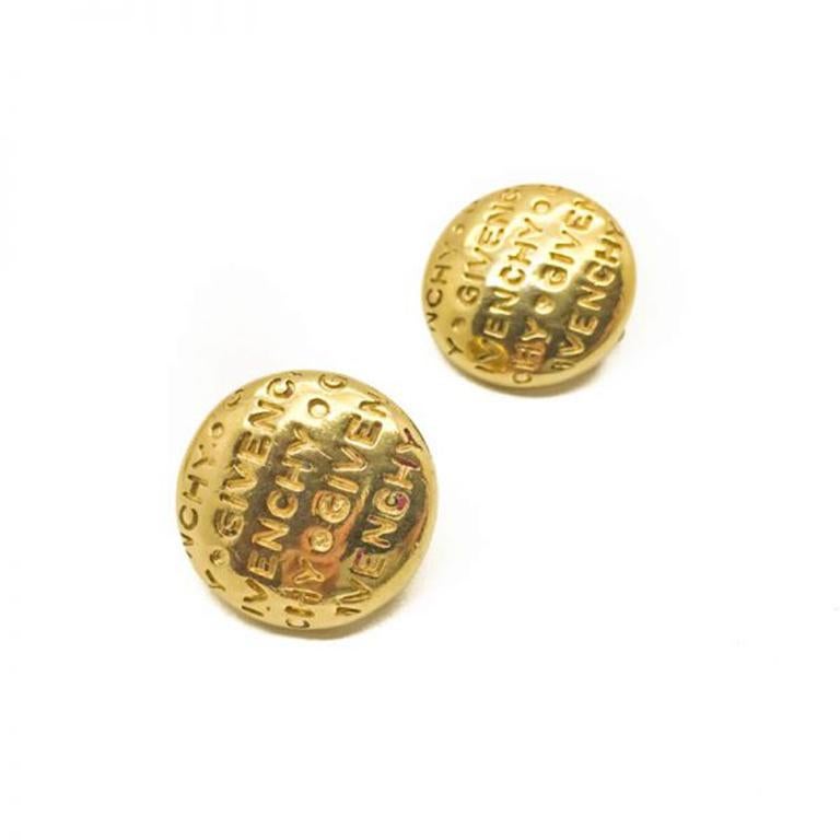 givenchy gold earrings