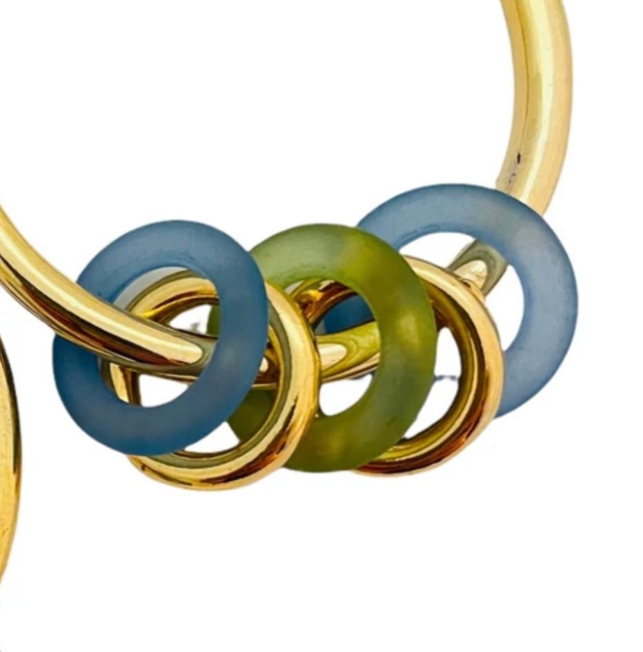 Gold-Reifen-Ohrringe von GIVENCHY Damen im Angebot