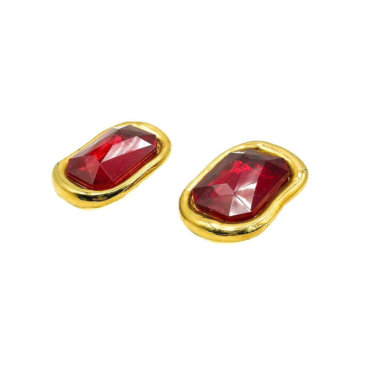 givenchy red earrings