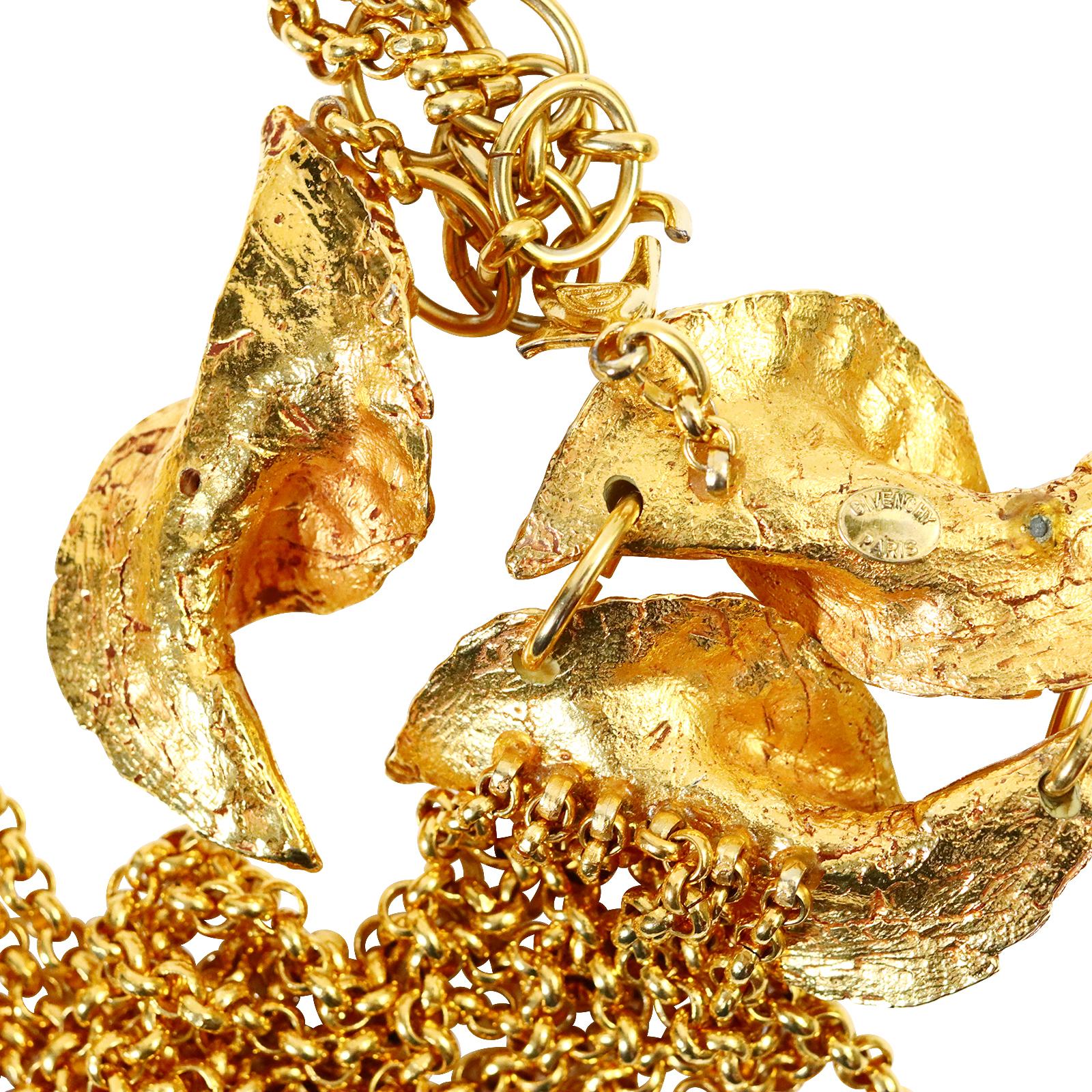 Collana e cintura d'oro vintage di Givenchy, circa anni '80 in vendita 3