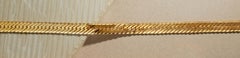 Vintage Givenchy Herringbone Chain Necklace with Logo Clasp, 1980s