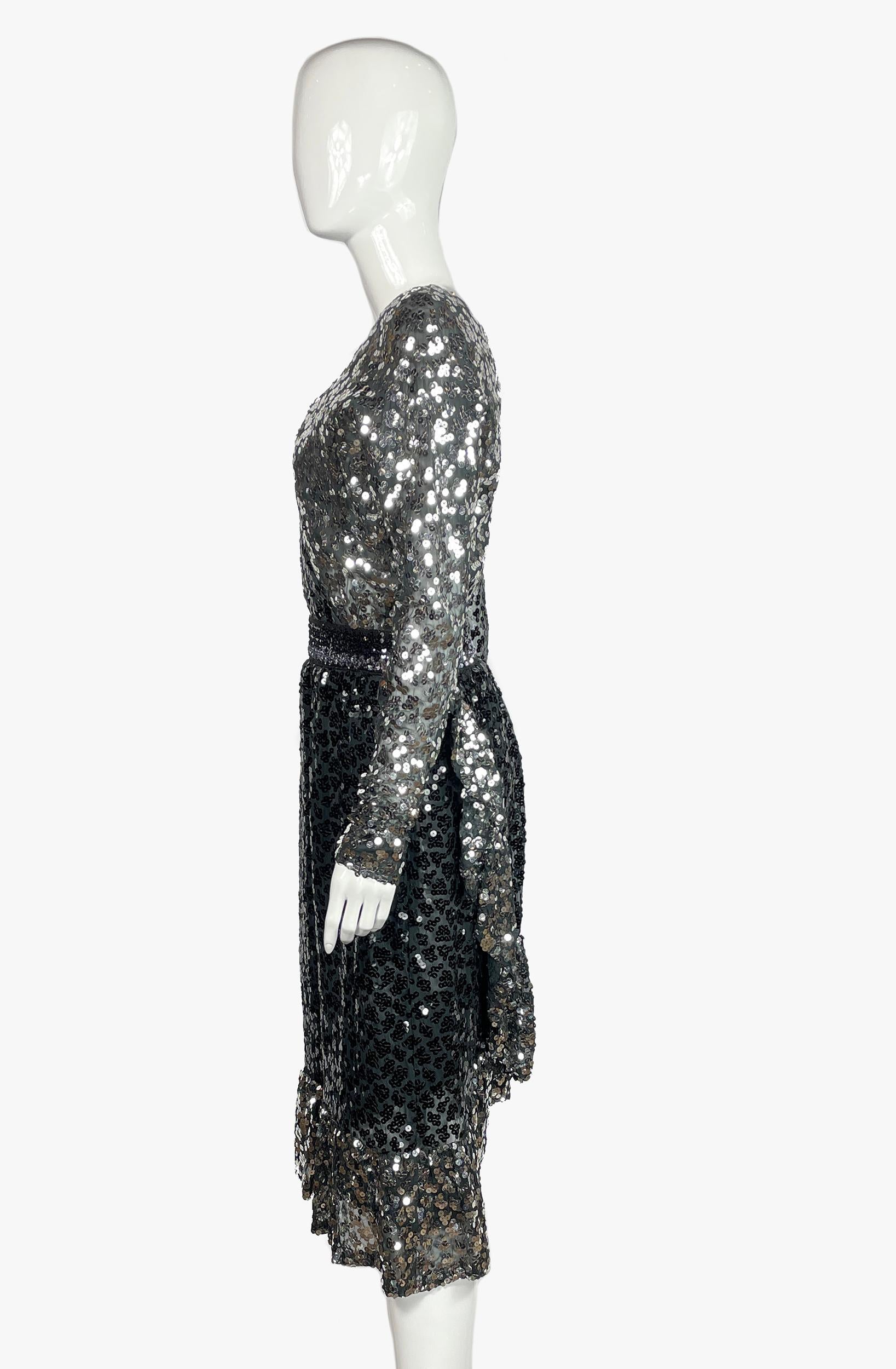 Vintage Givenchy Nouvelle Boutique Demi Couture A-line Dress, 1980s In Good Condition In New York, NY